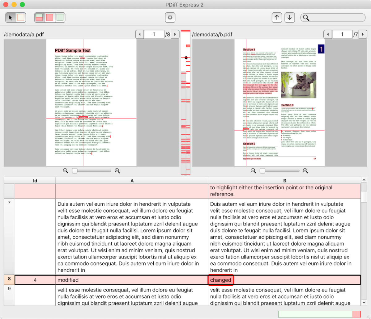 compare 2 pdf documents for differences mac