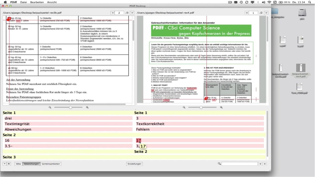 Video 'PDF vergleichen in der Praxis mit PDiff'